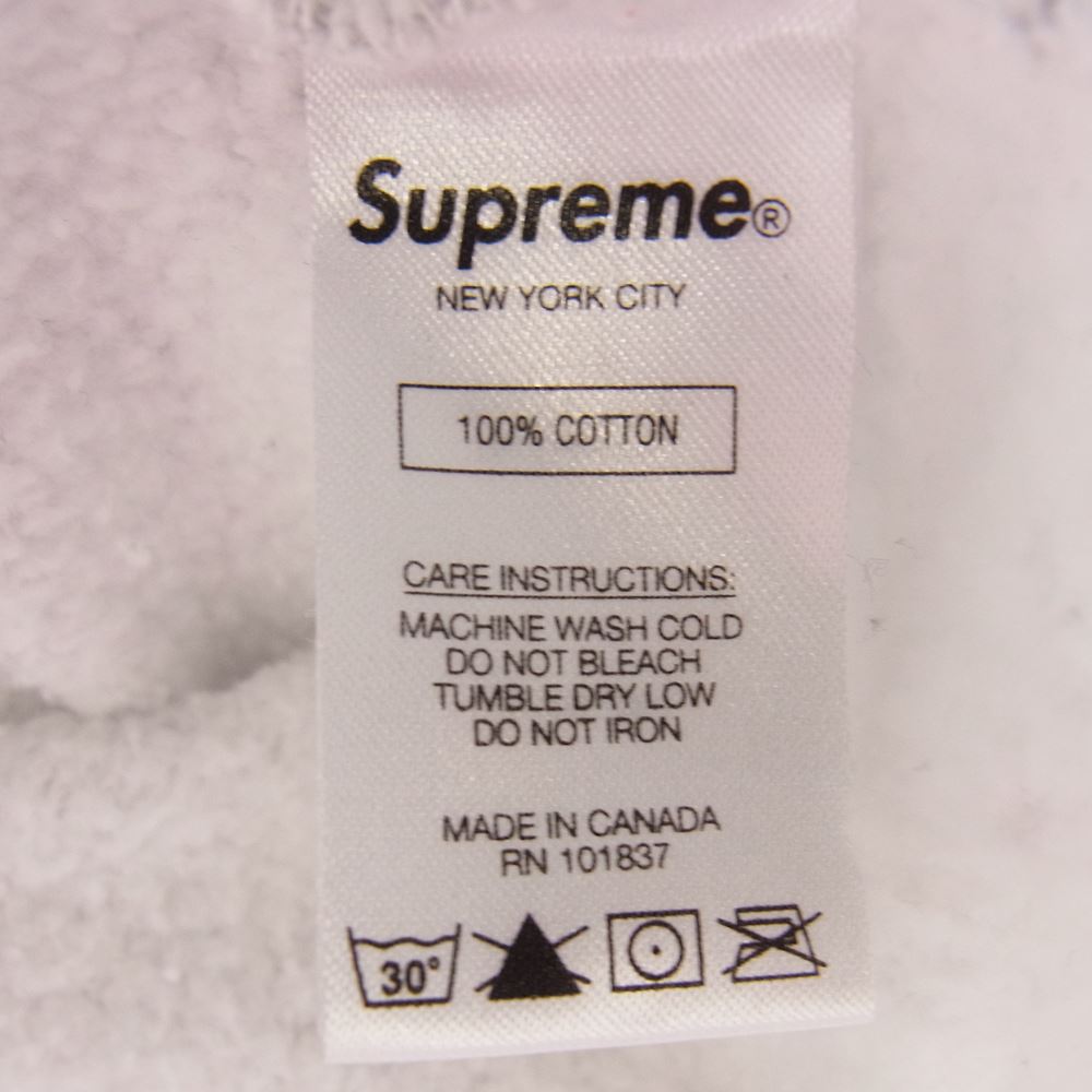 Supreme シュプリーム 20AW Peace Hooded Sweatshirt ピース フーデッド スウェットシャツ パーカー グレー系 L【中古】