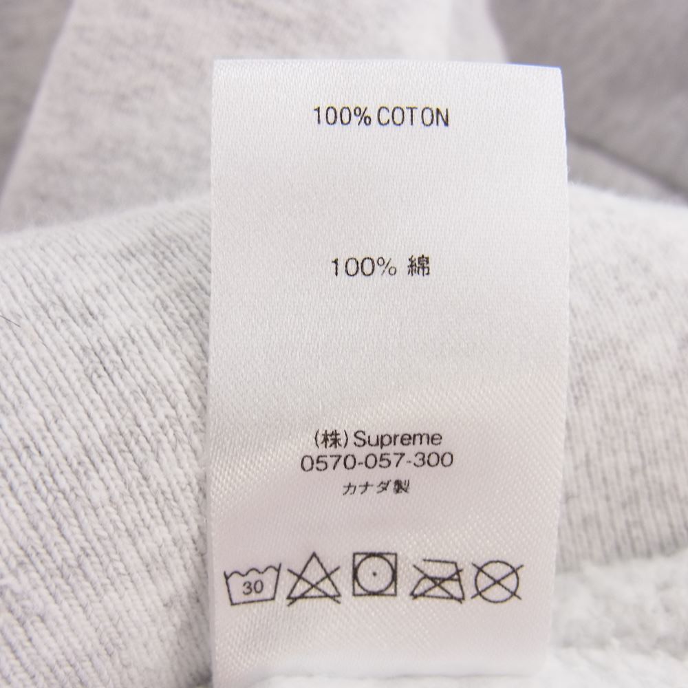 Supreme シュプリーム 20AW Peace Hooded Sweatshirt ピース フーデッド スウェットシャツ パーカー グレー系 L【中古】