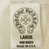 CHROME HEARTS クロムハーツ（原本無） CHプラス ホースシュー バックプリント FUCK YOU サーマル カットソー 長袖Tシャツ ホワイト系 L【中古】