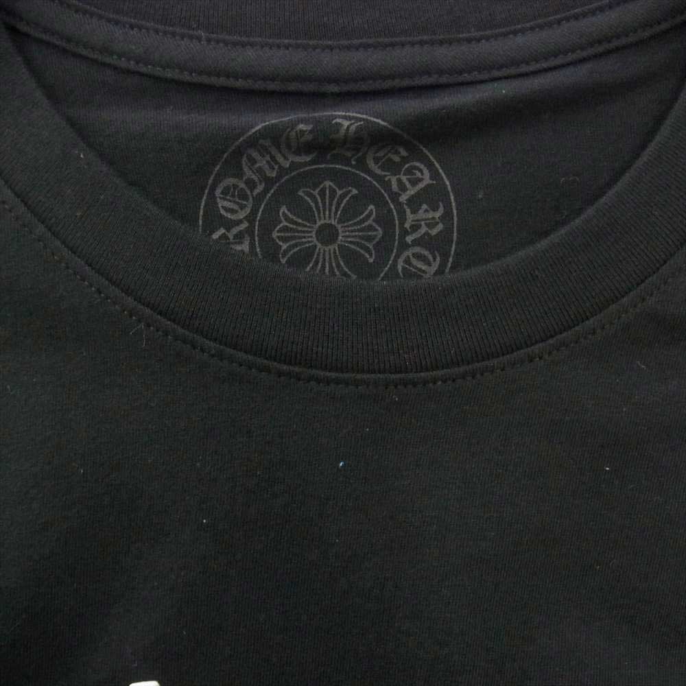 CHROME HEARTS クロムハーツ（原本無） MLTCOL CEM CRS T-SHRT マルチ セメタリークロス ポケット Tシャツ ブラック系 L【新古品】【未使用】【中古】