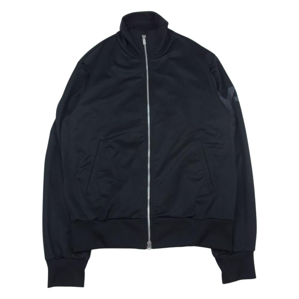 Yohji Yamamoto ヨウジヤマモト Y-3 ワイスリー 092842 袖ロゴプリント ジップ ジャージ トラック ジャケット ブラック系 M【中古】