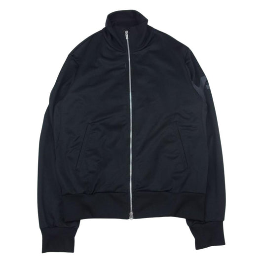 Yohji Yamamoto ヨウジヤマモト Y-3 ワイスリー 092842 袖ロゴプリント ジップ ジャージ トラック ジャケット ブラック系 M【中古】