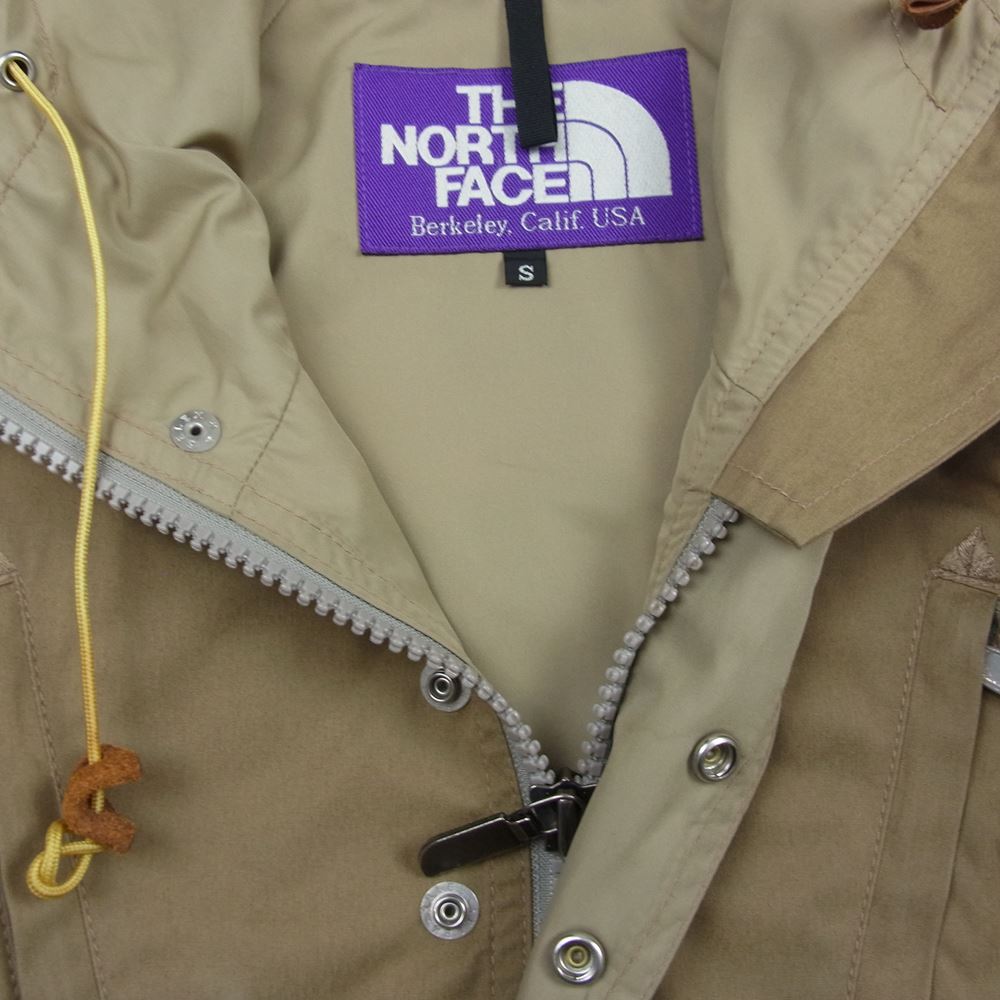 THE NORTH FACE ノースフェイス NP2751N PURPLE LABEL パープルレーベル APEX FLASHDRY Zip Up Parka エーペックス フラッシュドライ ジップアップ マウンテン パーカー ジャケット ベージュ系 S【中古】