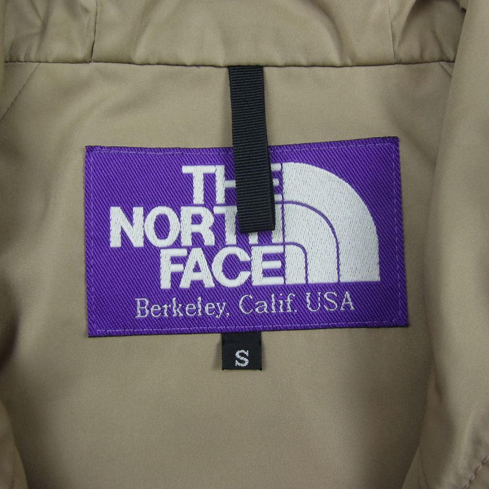 THE NORTH FACE ノースフェイス NP2751N PURPLE LABEL パープルレーベル APEX FLASHDRY Zip Up Parka エーペックス フラッシュドライ ジップアップ マウンテン パーカー ジャケット ベージュ系 S【中古】