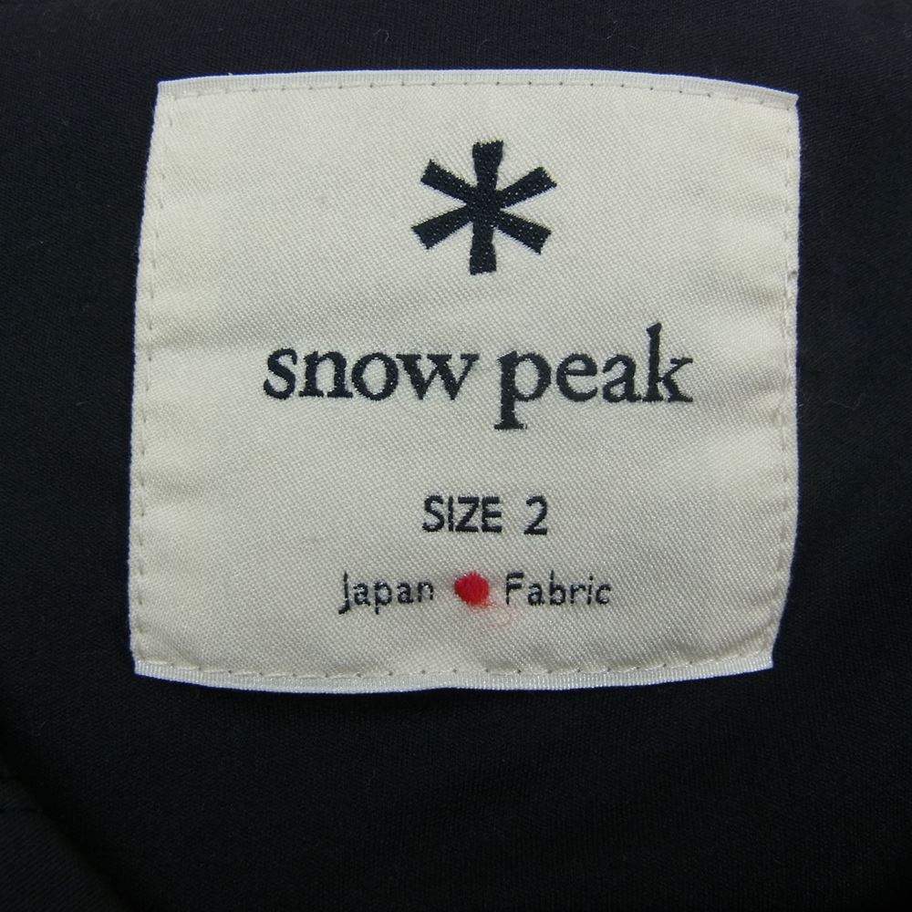 snowpeak スノーピーク SW-19AU008 Flexible Insulated Cardigan フレキシブル インサレーション カーデガン ブラック系 2【中古】