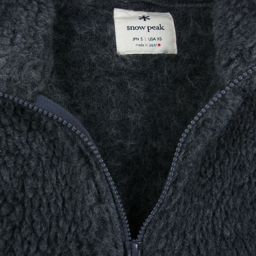 snowpeak スノーピーク JK-19AU116 Wool Fleece Jacket ウール