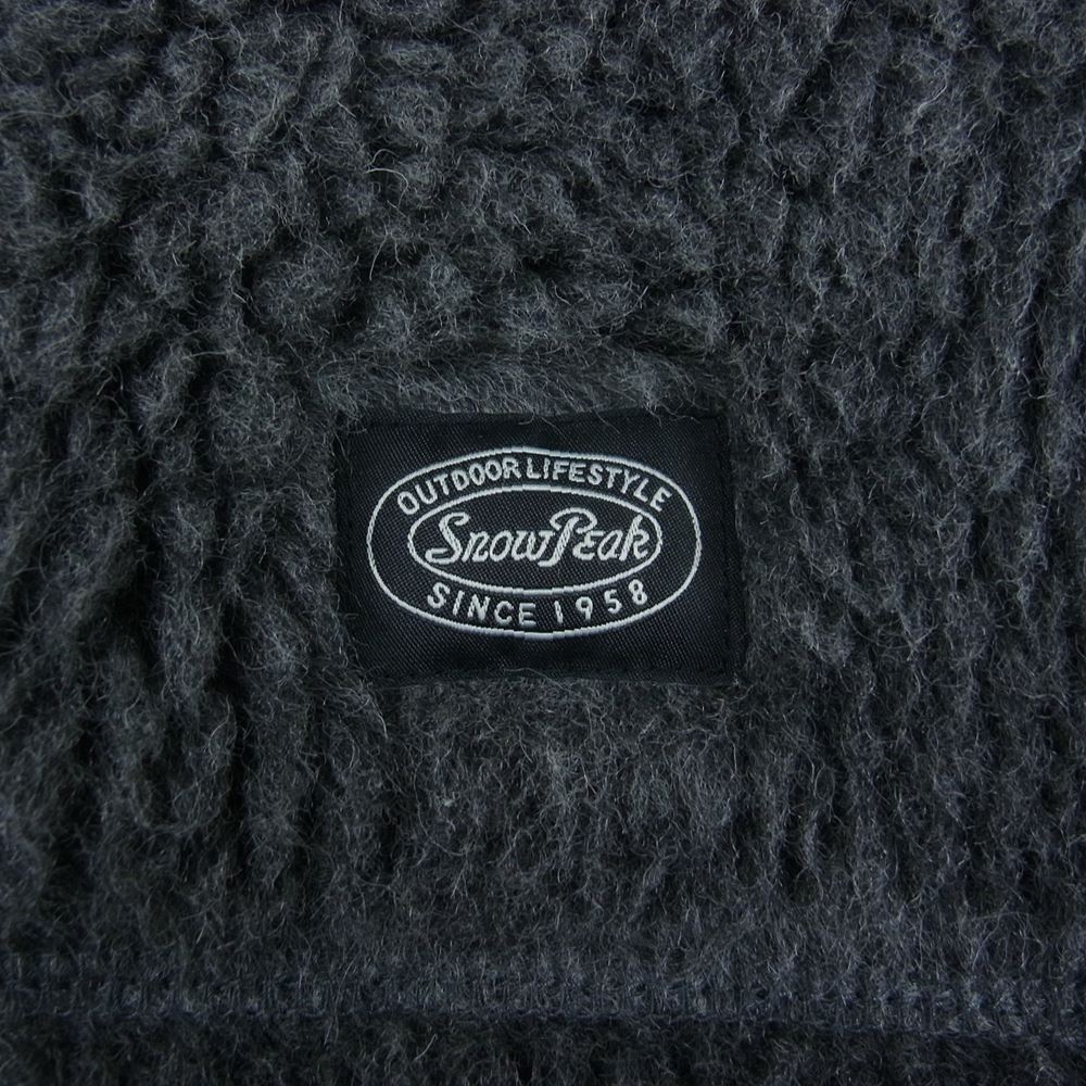 snowpeak スノーピーク JK-19AU116 Wool Fleece Jacket ウール フリース ジャケット グレー系 S【中古】