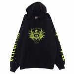 VETEMENTS ヴェトモン UA52TR900X BLACK LABEL Logo Hoodie ブラックレーベル ロゴ フーディー パーカー ブラック系 グリーン系 M【中古】