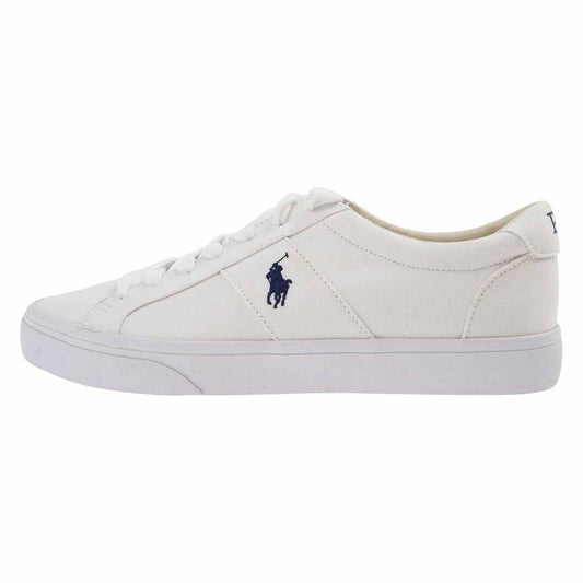 POLO RALPH LAUREN ポロ・ラルフローレン ローカット ロゴ スニーカー  ホワイト系 7.5【中古】