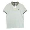 MONCLER モンクレール BFF40-682-09 MAGLIA POLO MANICA CORTA マグリア ポロ マニカ クルト ポロシャツ ホワイト系 M【美品】【中古】
