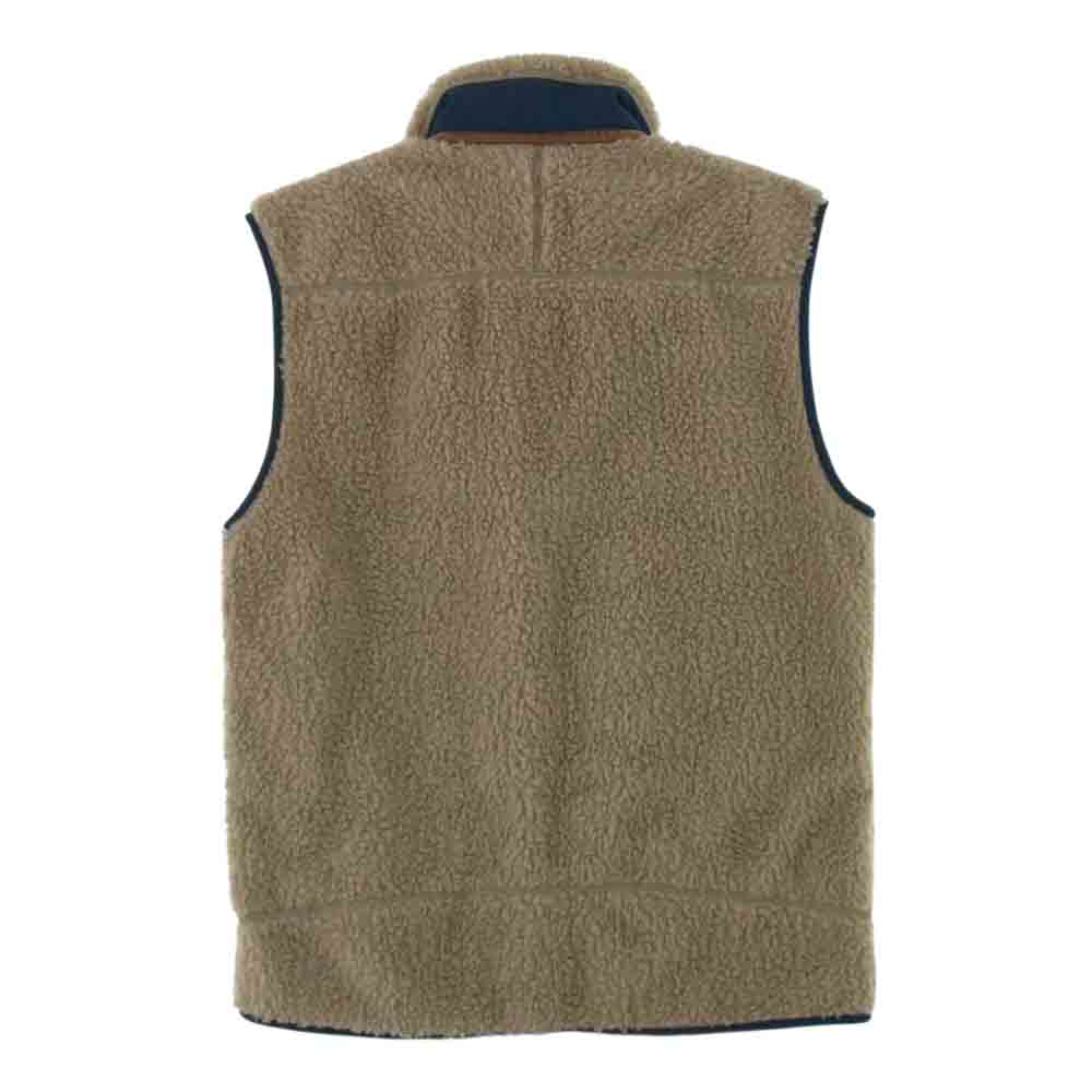 patagonia パタゴニア 21AW 23048FA21 CLASSIC RETRO-X VEST クラシック レトロX フリース ベスト ベージュ系 グリーン系 M【中古】