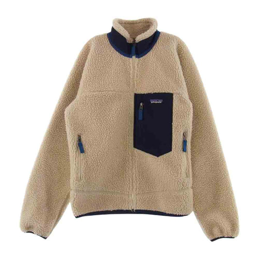 patagonia パタゴニア 18AW 23056FA18 CLASSIC RETRO-X クラシック レトロX フリース ジャケット ベージュ系 XS【中古】