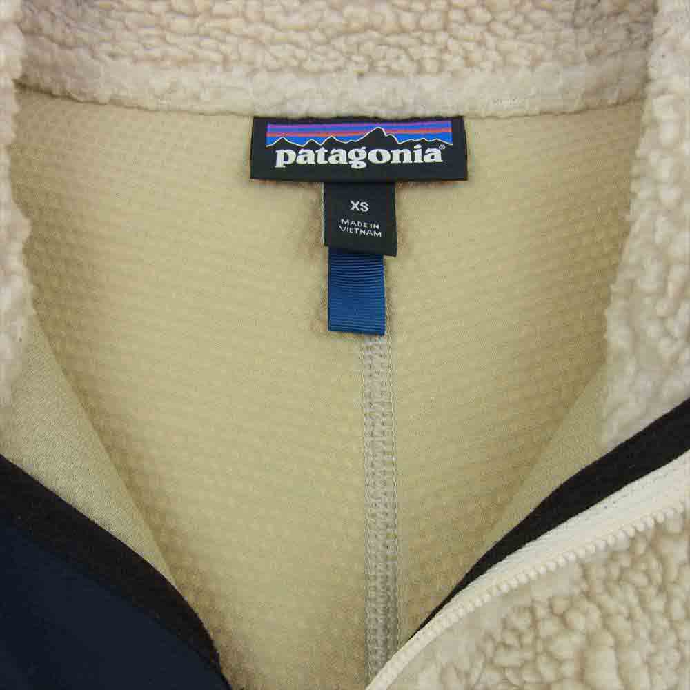 patagonia パタゴニア 18AW 23056FA18 CLASSIC RETRO-X クラシック レトロX フリース ジャケット ベージュ系 XS【中古】