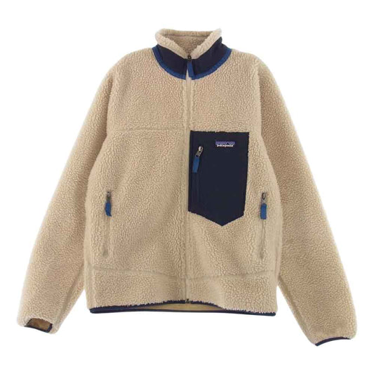 patagonia パタゴニア 18AW 23056FA18 CLASSIC RETRO-X クラシック レトロX フリース ジャケット ベージュ系 XS【中古】
