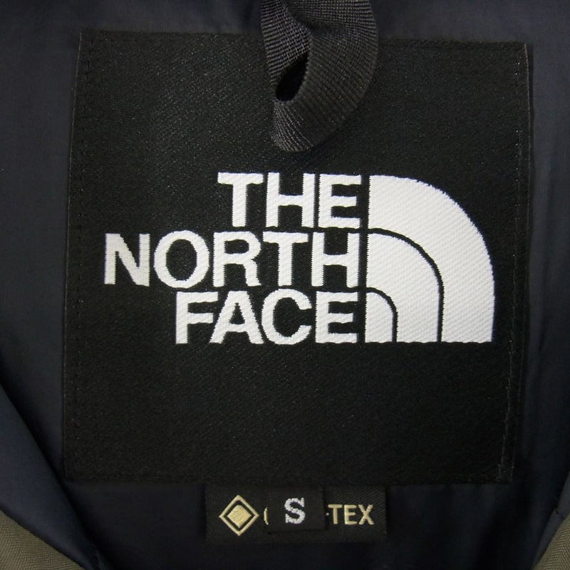 THE NORTH FACE ノースフェイス ND91930 MOUNTAIN DOWN JACKET GORE-TEX マウンテンダウンジャケット ゴアテックス カーキ系 S【中古】