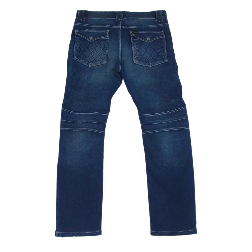 VANSON バンソン ダメージ加工 裾ジップ ストレッチ バイカー デニム VANSON バンソン ダメージ加工 裾ジップ ストレッチ バイカー デニム