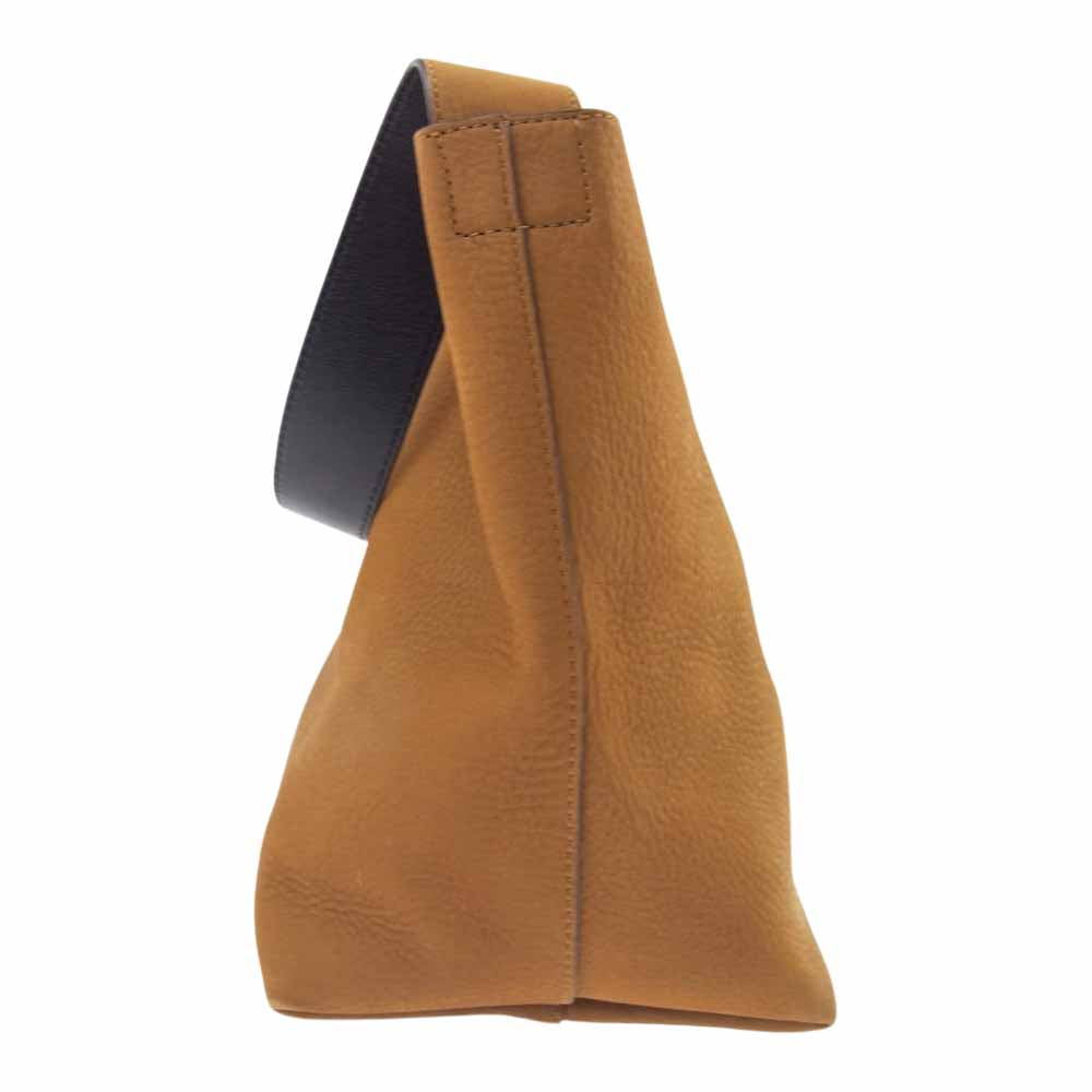 theory セオリー レザー ポーチ付き トートバッグ ハンドバッグ ブラウン系【中古】
