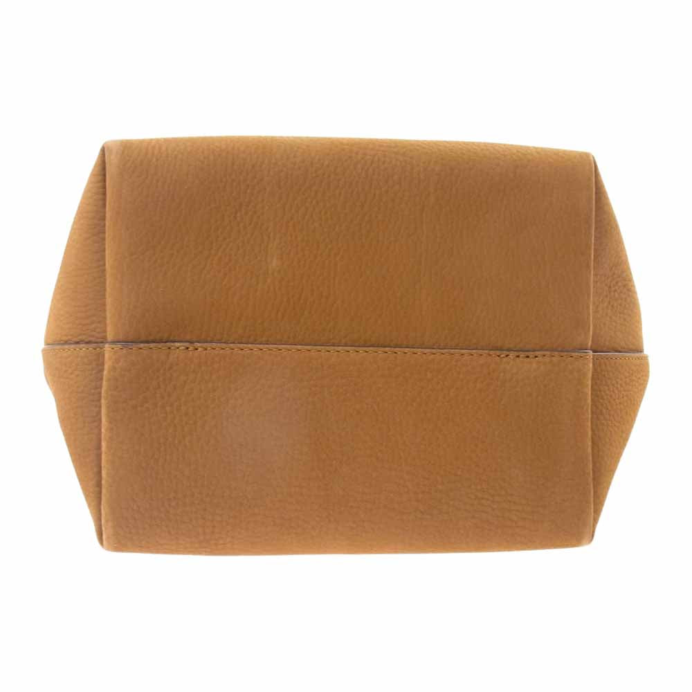theory セオリー レザー ポーチ付き トートバッグ ハンドバッグ ブラウン系【中古】