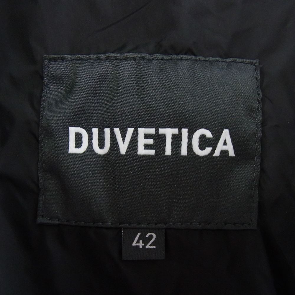 DUVETICA デュベティカ 国内正規品 LEXYDUE レクシードゥエ ファーフード ダウンコート ブラック系 42【中古】