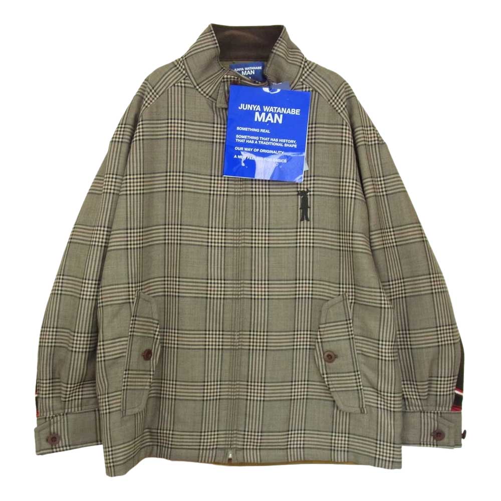 JUNYA WATANABE COMME des GARCONS MAN ジュンヤワタナベコムデギャルソンマン 22AW WJ-J030-051 Jay Kay ジャミロクワイ Ｗネーム スウィングトップ ブルゾン ブラウン系 S【美品】【中古】