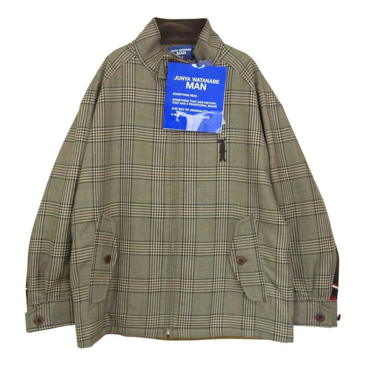 JUNYA WATANABE COMME des GARCONS MAN ジュンヤワタナベコムデギャルソンマン 22AW WJ-J030-051 Jay Kay ジャミロクワイ Ｗネーム スウィングトップ ブルゾン ブラウン系 S【美品】【中古】