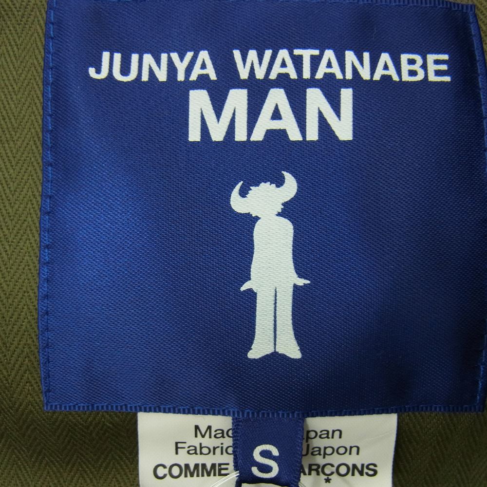 JUNYA WATANABE COMME des GARCONS MAN ジュンヤワタナベコムデギャルソンマン 22AW WJ-J030-051 Jay Kay ジャミロクワイ Ｗネーム スウィングトップ ブルゾン ブラウン系 S【美品】【中古】