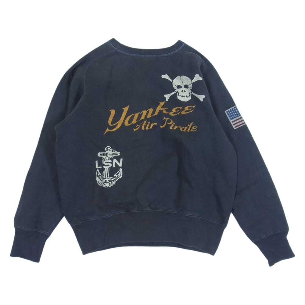 Buzz Rickson's バズリクソンズ USN プリント スウェット チャコール系 M【中古】