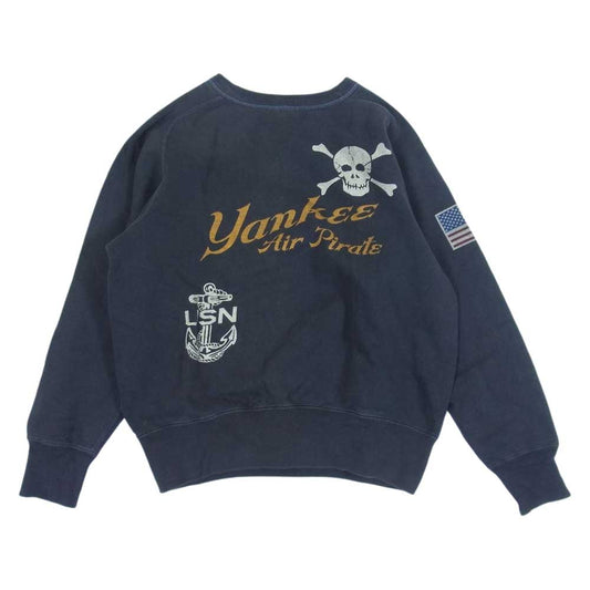 Buzz Rickson's バズリクソンズ USN プリント スウェット チャコール系 M【中古】