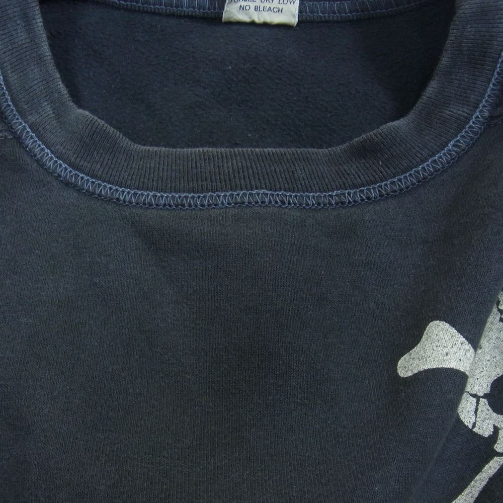 Buzz Rickson's バズリクソンズ USN プリント スウェット チャコール系 M【中古】