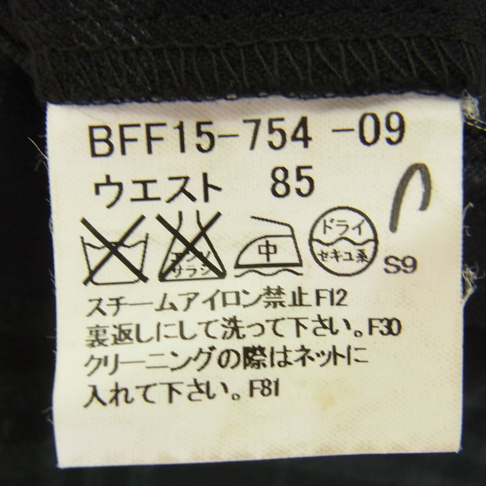 BURBERRY バーバリー チェック スラックス パンツ ブラック系 サイズ表記無【中古】