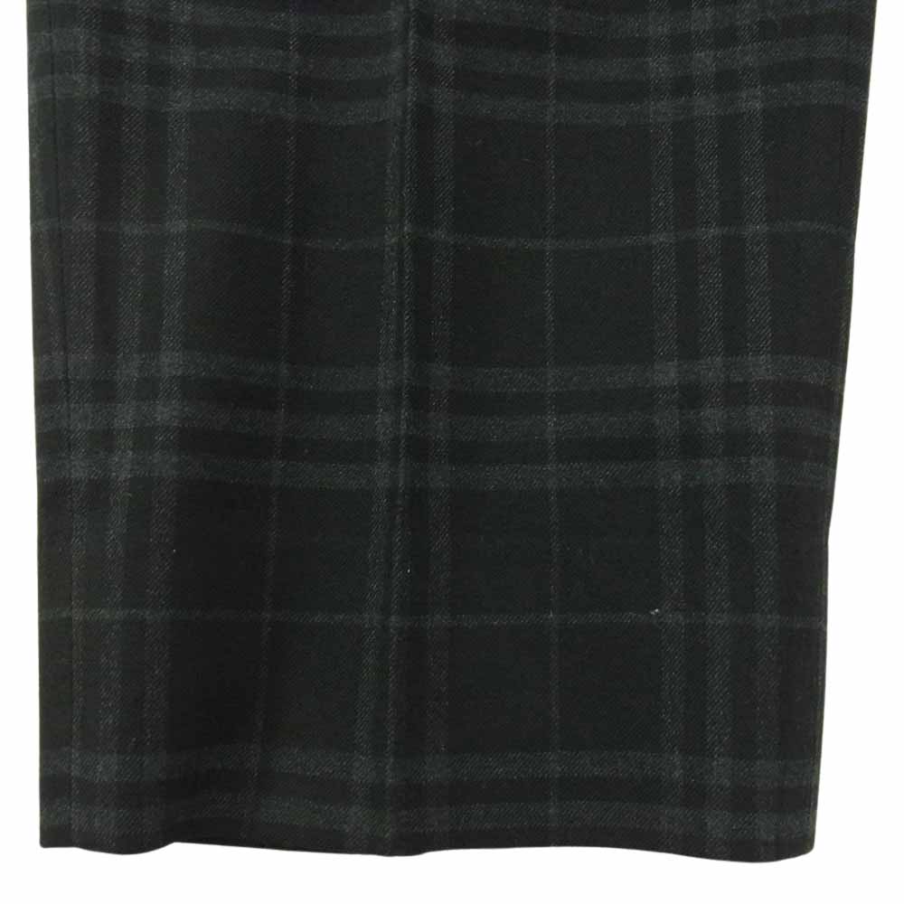 BURBERRY バーバリー チェック スラックス パンツ ブラック系 サイズ表記無【中古】