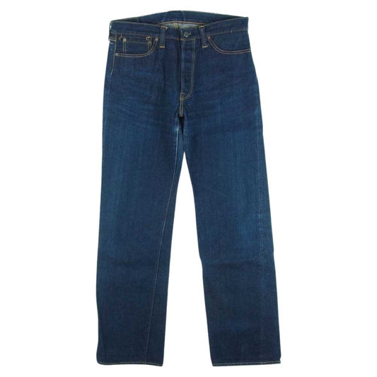 THE FLAT HEAD ザフラットヘッド 3005-A ストレート PIONEER SERIES デニム パンツ インディゴブルー系 W34 L36【中古】