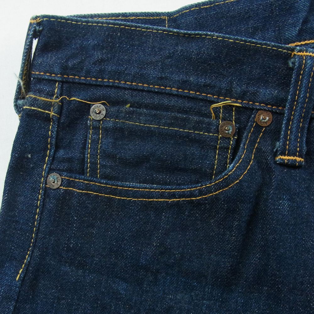 THE FLAT HEAD ザフラットヘッド 3005-A ストレート PIONEER SERIES デニム パンツ インディゴブルー系 W34 L36【中古】