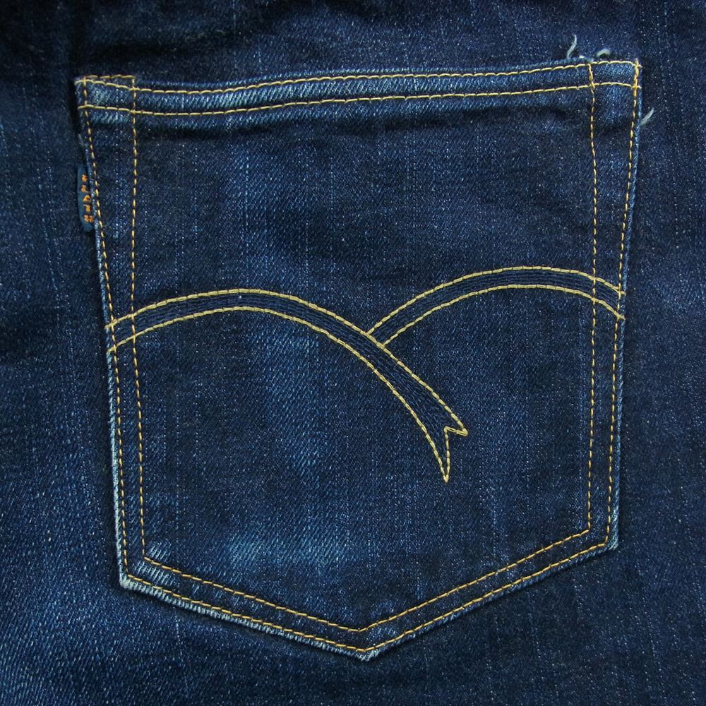 THE FLAT HEAD ザフラットヘッド 3005-22 ストレート PIONEER SERIES デニム パンツ インディゴブルー系 W34 L36【中古】