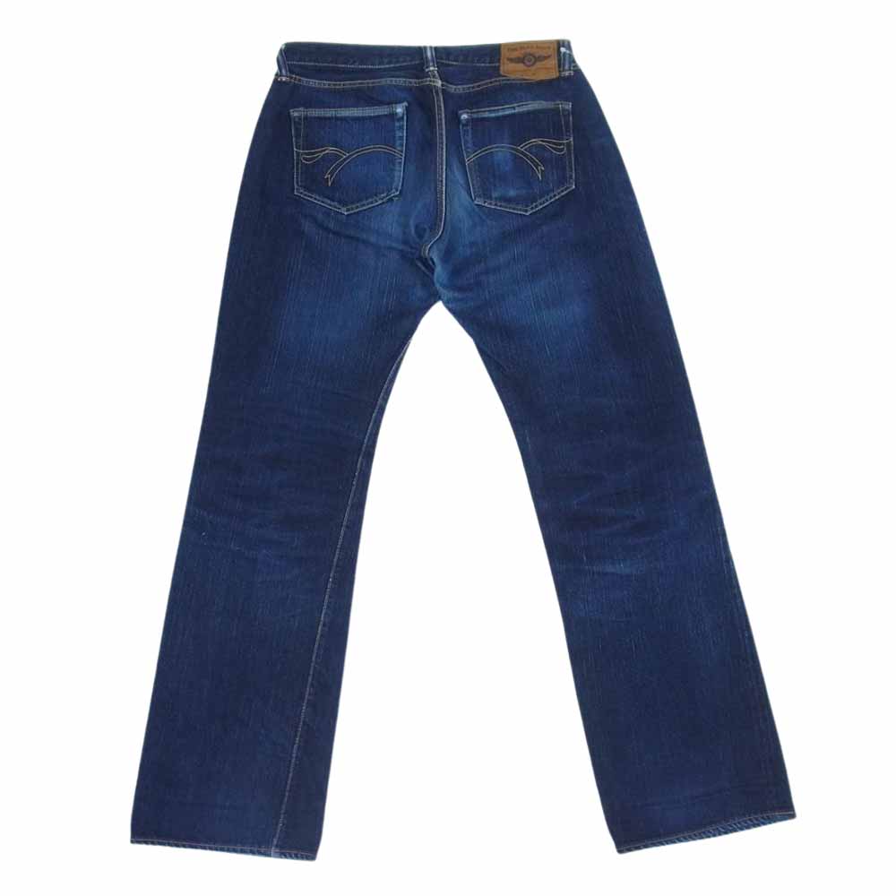 THE FLAT HEAD ザフラットヘッド Z3005 ストレート PIONEER SERIES デニム パンツ インディゴブルー系 34【中古】