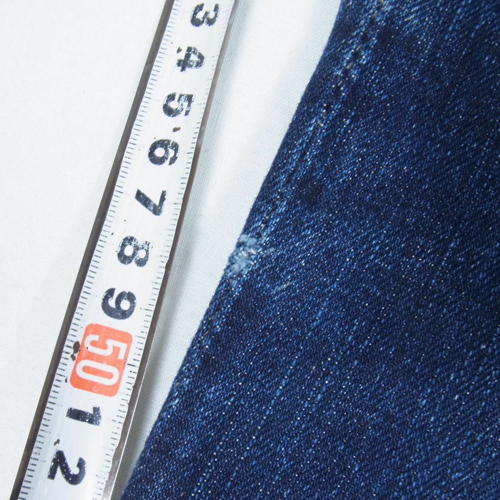 THE FLAT HEAD ザフラットヘッド Z3005 ストレート PIONEER SERIES デニム パンツ インディゴブルー系 34【中古】