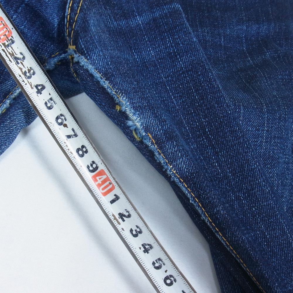 THE FLAT HEAD ザフラットヘッド Z3005 ストレート PIONEER SERIES デニム パンツ インディゴブルー系 34【中古】