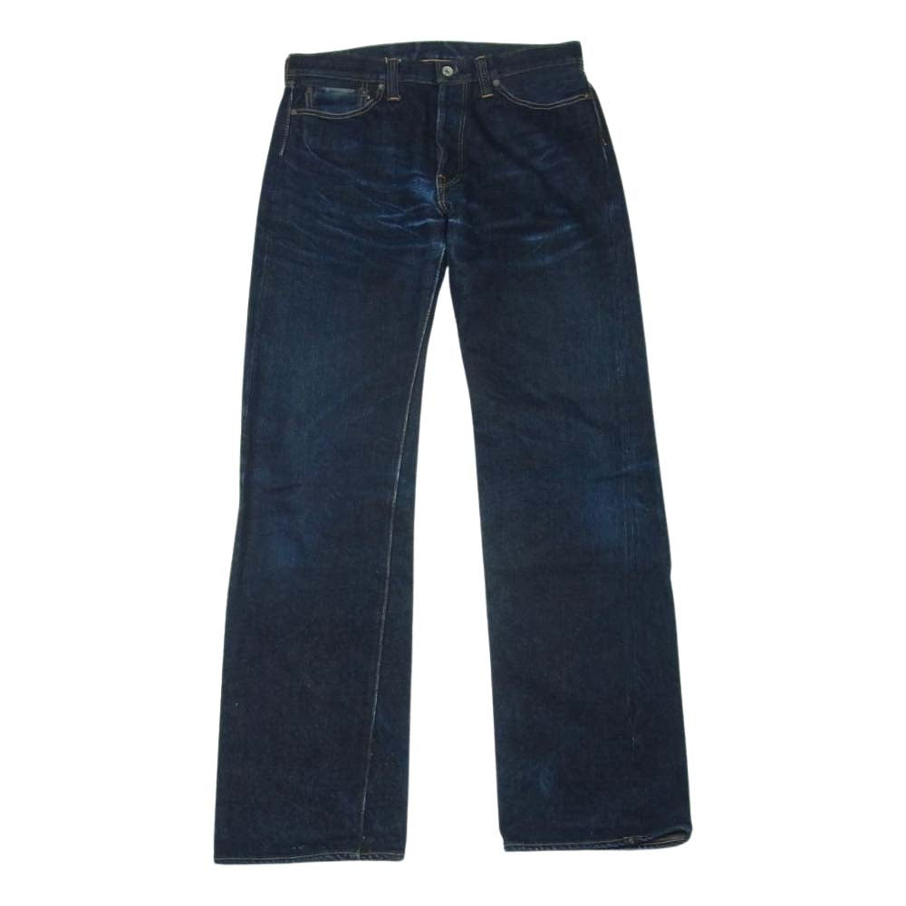 THE FLAT HEAD ザフラットヘッド 2015 20 OZ デニム パンツ インディゴブルー系 W34 L36【中古】