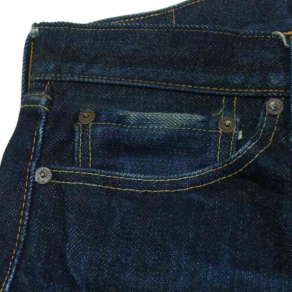 THE FLAT HEAD ザフラットヘッド 2015 20 OZ デニム パンツ インディゴブルー系 W34 L36【中古】