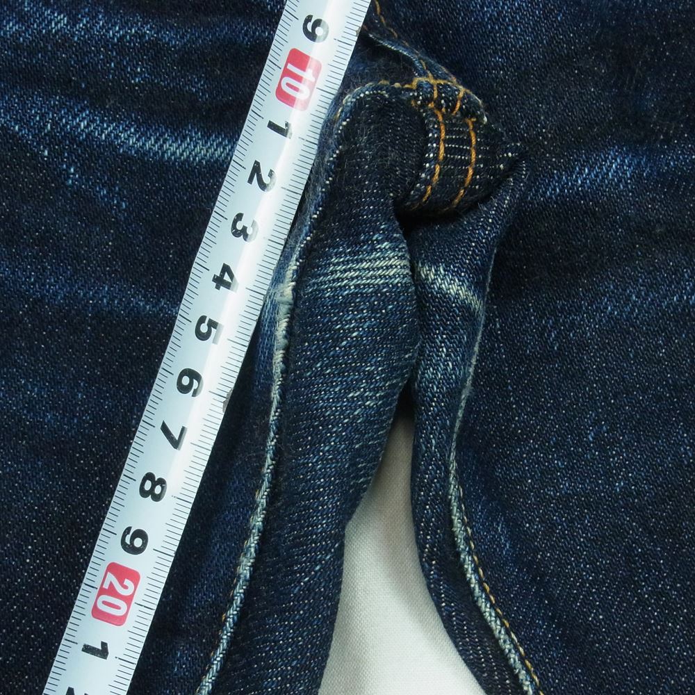 THE FLAT HEAD ザフラットヘッド 2015 20 OZ デニム パンツ インディゴブルー系 W34 L36【中古】