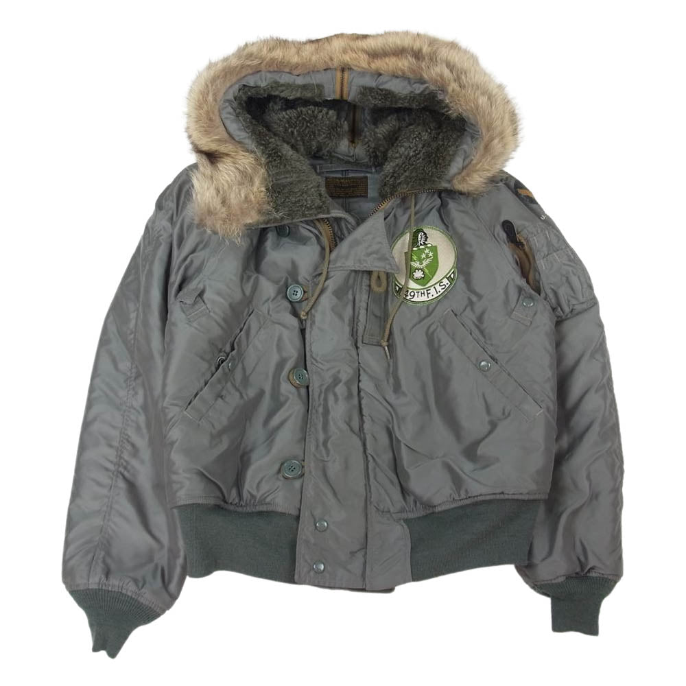 The REAL McCOY'S ザリアルマッコイズ MJ7131 TYPE N-2B ROLEN SPORTSWEAR 実名復刻 フライトジャケット カーキ系 L【中古】