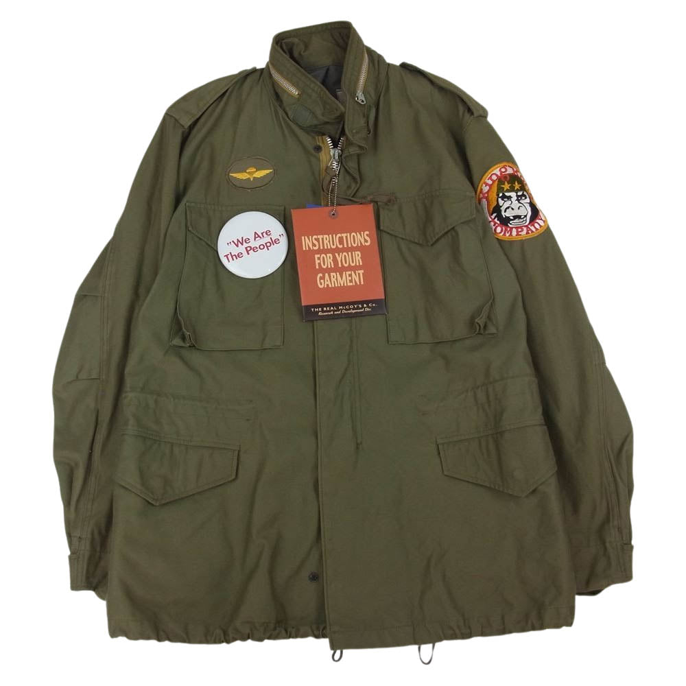The REAL McCOY'S ザリアルマッコイズ TD6101 M-65 Field Jacket King Kong Company TAXI DRIVER Model フィールド ジャケット タクシードライバーモデル ミリタリー ジャケット カーキ系 L【中古】