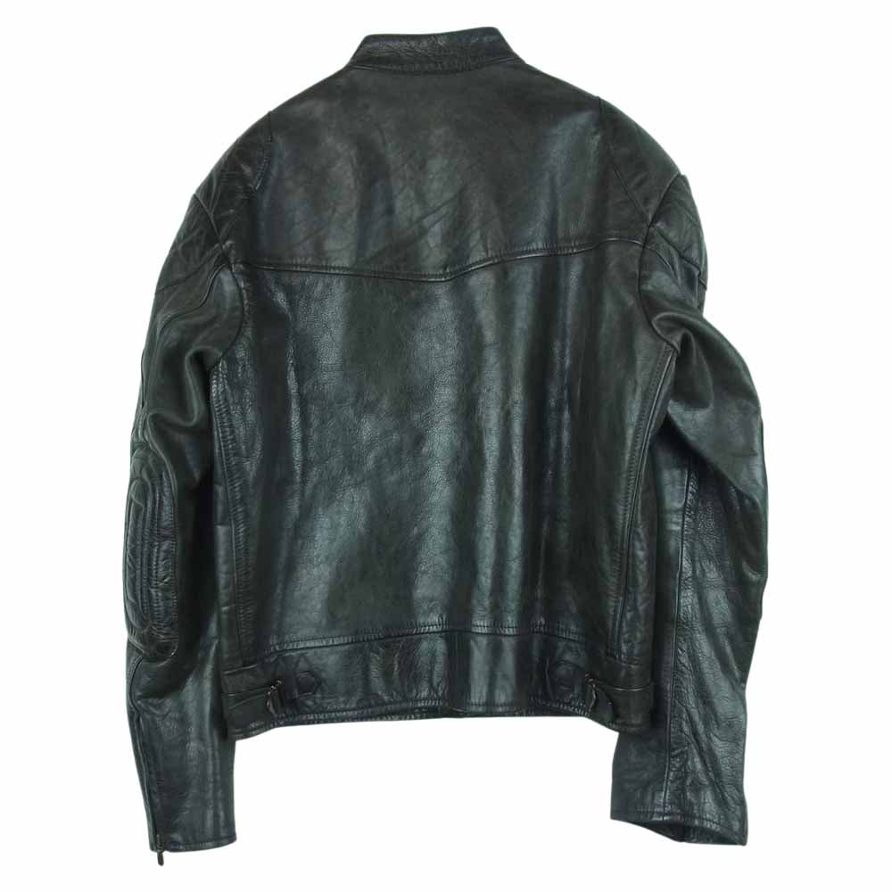 BELSTAFF ベルスタッフ LEATHER MASTER レザー マスター モーターサイクル ライダース ジャケット ブラック系 L【中古】