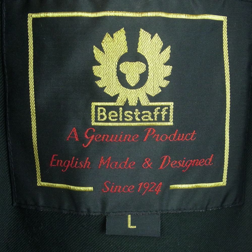 BELSTAFF ベルスタッフ LEATHER MASTER レザー マスター モーターサイクル ライダース ジャケット ブラック系 L【中古】