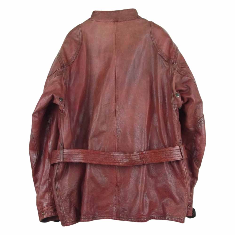 BELSTAFF ベルスタッフ TRIALMASTER PANTHER JACKET トライアルマスター パンサー レザー ジャケット レッド系 L【中古】