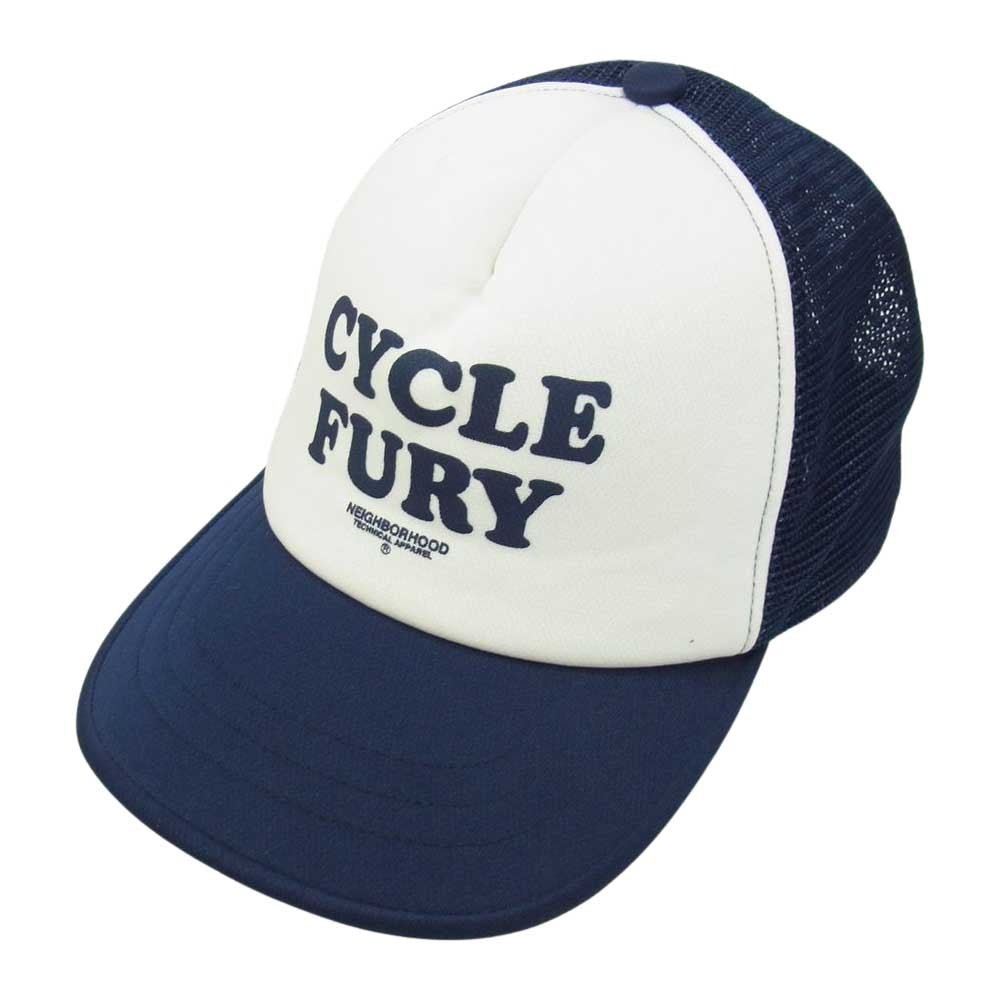 NEIGHBORHOOD ネイバーフッド CYCLE FURY 6パネル メッシュ キャップ ネイビー系【中古】