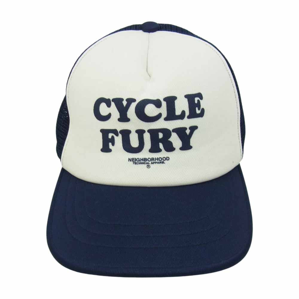 NEIGHBORHOOD ネイバーフッド CYCLE FURY 6パネル メッシュ キャップ ネイビー系【中古】