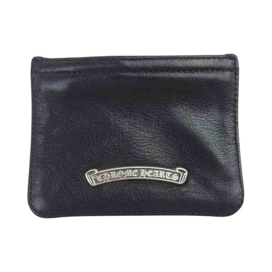 CHROME HEARTS クロムハーツ（原本無） ZPR CHNG 3×4 ジッパー チェンジパース コインケース ブラック系【中古】