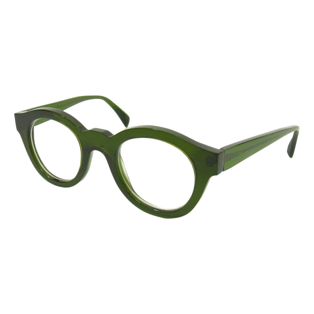 ジャックデュラン Jacques Durand メガネ LEVANT M 166-087 クリアグリーンフレーム 眼鏡約38cmx43cmテンプル