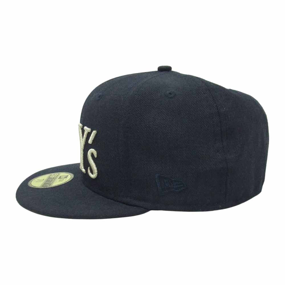 Yohji Yamamoto ヨウジヤマモト Y's ワイズ Newera ニューエラ ロゴ 刺繍 ベースボール キャップ ネイビー系 7　3/8【中古】
